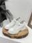 Kadın Sneaker Günlük 24Y314 Yüksek Taban Beyaz Gizli Topuk Spor Ayakkabı 1