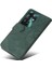Kart Yuvası Standı ile Oppo Oppo 11F 5g Iki Renkli Dikiş Için Flip Case (Yurt Dışından) 3