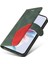 Kart Yuvası Standı ile Oppo Oppo 11F 5g Iki Renkli Dikiş Için Flip Case (Yurt Dışından) 4