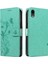 IPhone Xr Cüzdan Telefon Kılıfı Için Kılıf ile Yüksek Kaliteli Deri Kabartmalı (Yurt Dışından) 1