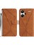 Xiaomi Redmi Için Not 13 Pro Artı Dikiş Kabartmalı Yumuşak Pu Deri (Yurt Dışından) 1