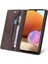 Samsung Galaxy A32 4g Premium Deri Premium Deri Kickstand Için Kılıf (Yurt Dışından) 4