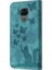 Xiaomi Redmi Için Not 9 Kabartmalı Kelebek Kedi Cüzdan Kılıf Flip (Yurt Dışından) 5