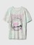 Kız Çocuk Yeşil Batik Desenli T-Shirt 3