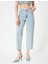 Düz Paça Kot Pantolon Yüksek Bel Cepli - Nora Longer Straight Jeans 3