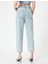 Düz Paça Kot Pantolon Yüksek Bel Cepli - Nora Longer Straight Jeans 4