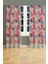 Classic Pattern 3 Desenli Süet Oturma Odası Salon Fon Perde Baskılı Ekstrafor Büzgü 2 Kanat PRD-1039 2