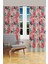 Classic Pattern 3 Desenli Süet Oturma Odası Salon Fon Perde Baskılı Ekstrafor Büzgü 2 Kanat PRD-1039 1