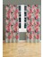 Classic Pattern 3 Desenli Süet Oturma Odası Salon Fon Perde Baskılı Ekstrafor Büzgü 2 Kanat PRD-1039 2
