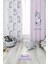 Uykucu Unicorn Desenli Baskılı Çocuk ve Bebek Odası Fon Perdesi 2 Kanat - Prd-31 1