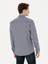 Erkek Lacivert Slim Fit Uzun Kollu Kareli Gömlek 50276942-VR033 5