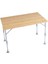 Kamp Masası - Ahşap Bambu - 4'e Katlanır - 100 cm 1