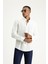 Uzun Kol Slim Fit Dar Kesim Desenli Spor Pamuk Gömlek 1