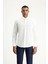 Uzun Kol Slim Fit Dar Kesim Desenli Spor Pamuk Gömlek 3