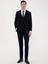 Erkek Lacivert Slim Fit Yün Ceket 50235704-VR033 5