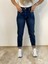 Likralı Mavi Renk Slim Fit Mom Jean 1