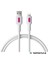 Coral iPhone Uyumlu USB Type A-Lightning 150 Cm 2.0A Fuşya-Beyaz 2