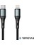 Örgülü iPhone Uyumlu Power Delivery Type-C Lightning 100 Cm Pd 30 Watt Siyah 3