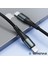Örgülü iPhone Uyumlu Power Delivery Type-C Lightning 100 Cm Pd 30 Watt Siyah 4