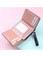 2022 Yeni Moda Kadın Cüzdan Kısa Kadın Bozuk Para Cüzdanı Cüzdan Kadın Kart Tutucu Küçük Bayan Cüzdan Kadın Çile Mini Debriyaj (Yurt Dışından) 4