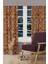 Ethnic Rugs Desenli Süet Oturma Odası Salon Fon Perde Baskılı Ekstrafor Büzgü 2 Kanat PRD-1019 1