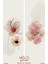 Art Flora Desenli Süet Oturma Odası Salon Fon Perde Baskılı Ekstrafor Büzgü 2 Kanat PRD-1029 2