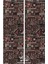 Hitit Figure 1 Desenli Süet Oturma Odası Salon Fon Perde Baskılı Ekstrafor Büzgü 2 Kanat PRD-1013 4
