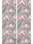 Mirror Flowers 1 Desenli Süet Oturma Odası Salon Fon Perde Baskılı Ekstrafor Büzgü 2 Kanat PRD-1063 3