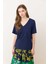 V Yaka T-Shirt Lacivert Y2423820_015 1