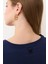 V Yaka T-Shirt Lacivert Y2423820_015 3