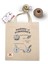 Ham Bez Çanta Tote Bag Apple Forbidden, Dokuma Saplı Kadın Omuz Çantası 1