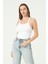 Kadın Bel Korseli Crop Top Seamless 1