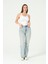 Kadın Bel Korseli Crop Top Seamless 4