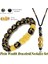 Kolye Xiu Bilezikler Feng Shui Siyah Obsidyen Servet Bilezik Boncuk Kadın Erkek Kız Erkek Unisex Ayarlanabilir Esneklik 10MM (Yurt Dışından) 2
