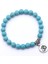 ZT110-2 Doğal Taş Strand Bilezik Yoga Çakra Mala Bilezik Om Lotus Kadın Erkek Boncuklu Charm Bilezik Takı Pulseras (Yurt Dışından) 1