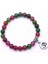 ZT110-2 Doğal Taş Strand Bilezik Yoga Çakra Mala Bilezik Om Lotus Kadın Erkek Boncuklu Charm Bilezik Takı Pulseras (Yurt Dışından) 4