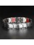 Gümüş Erkek Sağlık Enerji 3 In 1 Bilezik Bileklik Çift Artrit Bükülmüş Sağlıklı Manyetik Güç Terapisi Mıknatıslar Pulsera Hombre (Yurt Dışından) 1