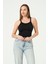 Kadın Bel Korseli Crop Top Seamless 1