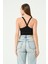 Kadın Bel Korseli Crop Top Seamless 3