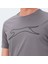 NELLE IN Erkek Tişört Koyu Gri 5