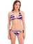 Desenli Boyundan Bağlamalı Bikini Takım 2