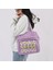 Basit Animasyon Çevresel Yaratıcı Rozeti Küçük Ağrı Çantası Tuval Kişilik Kayış Plakası Öğrenci Şeffaf Crossbody Çanta (Yurt Dışından) 1