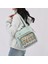 Basit Animasyon Çevresel Yaratıcı Rozeti Küçük Ağrı Çantası Tuval Kişilik Kayış Plakası Öğrenci Şeffaf Crossbody Çanta (Yurt Dışından) 1