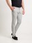 Erkek Açık Gri Kanvas Keten Pantolon 1