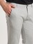 Erkek Açık Gri Kanvas Keten Pantolon 2