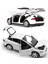 Corcar Oyuncak Araba Model X, Geri Çekilebilir Araba Oyuncakları Işıklı ve Sesli Alaşım Araçlar 1:32 Ölçekli Model Araba (Beyaz)1 (Yurt Dışından) 3