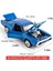 1:32 Dodge Charger Model Araba Için Uyumlu, Çocuk Erkek Kız Mavi Için Çinko Alaşım Ses ve Işık ile Geri Çekin Oyuncak Araba1 (Yurt Dışından) 4