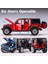 1:32 Jeep Wrangler Sahara Döküm Oyuncak Araba Modeli Suv Minyatür Filibir Kapılar Açık (Yurt Dışından) 3