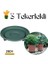 Tekerlekli Saksı Altığı 29 cm Coadura Design Yeşil 716868 1