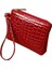 Timsah Dokulu Cüzdan Clutch Çanta El Askılı Pu Deri Bozuk Para Cüzdanı (Yurt Dışından) 1